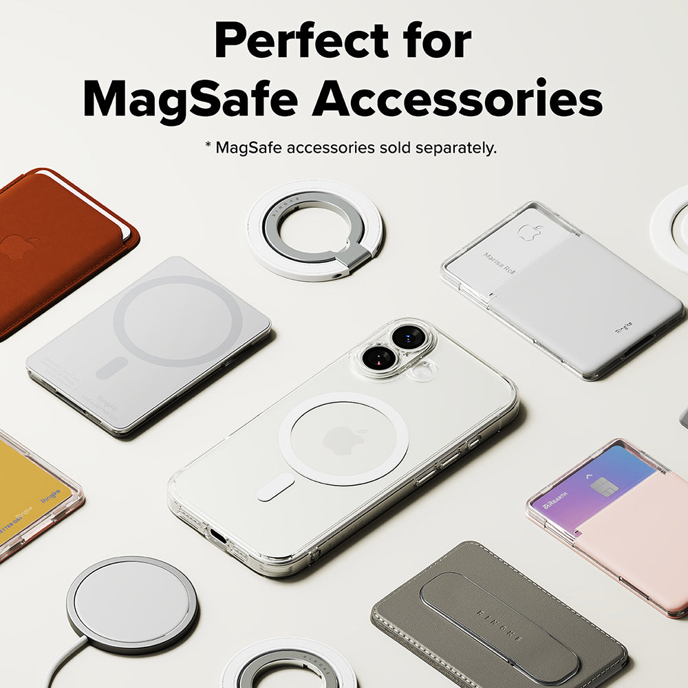 Étui MagSafe pour Apple iPhone 17, Ringke, Fusion, Mat Transparent
