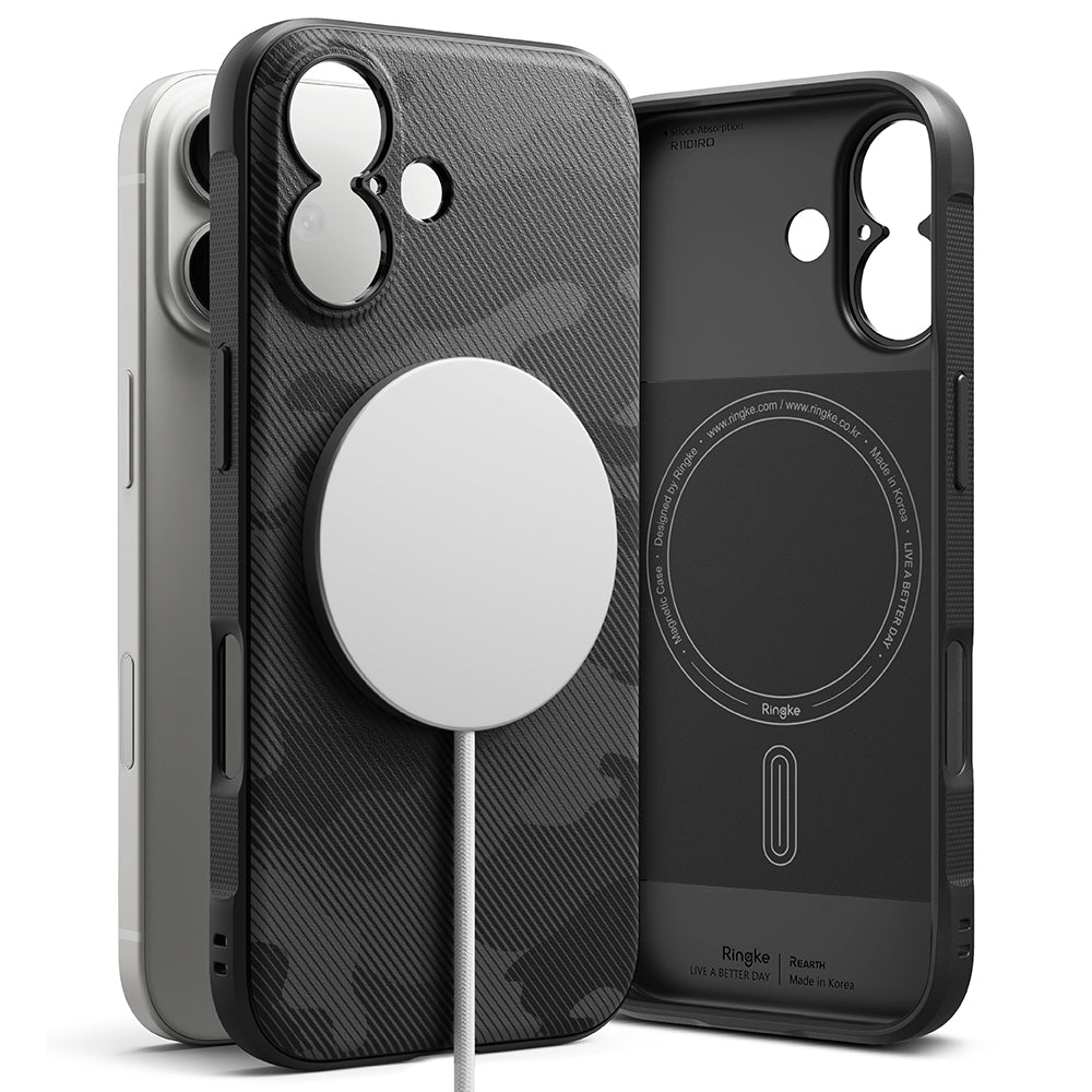 Custodia MagSafe per Apple iPhone 17, Ringke, Onyx, Camuffamento