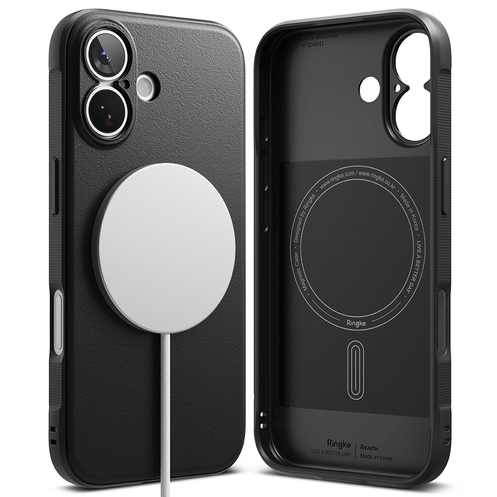 MagSafe Hülle für Apple iPhone 17, Ringke, Onyx, Schwarz