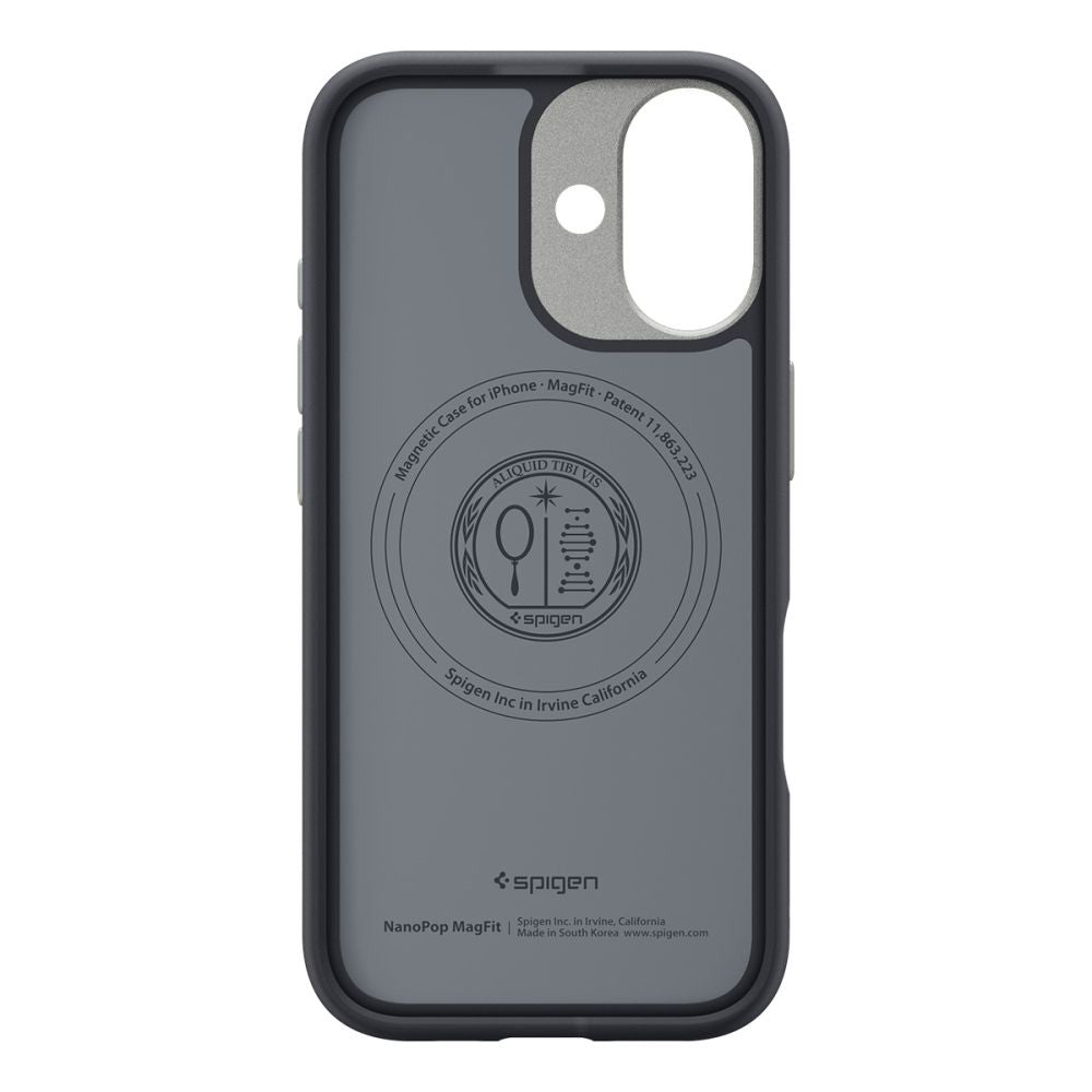 Custodia MagSafe per Apple iPhone 17, Spigen, Caseology Nano Pop, Nera ACS10366
