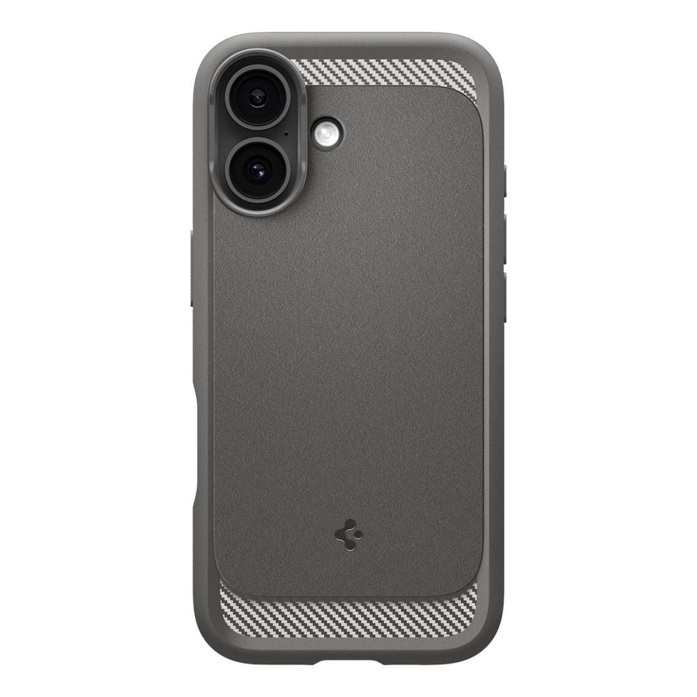 Coque MagSafe pour Apple iPhone 17, Spigen, Rugged Armor, Gris