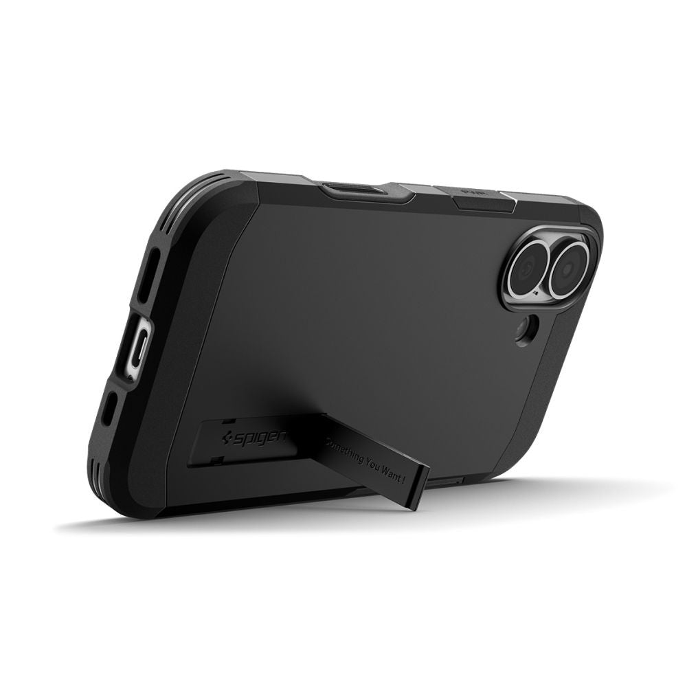 Coque MagSafe pour Apple iPhone 17, Spigen, Tough Armor T, Noire ACS10391