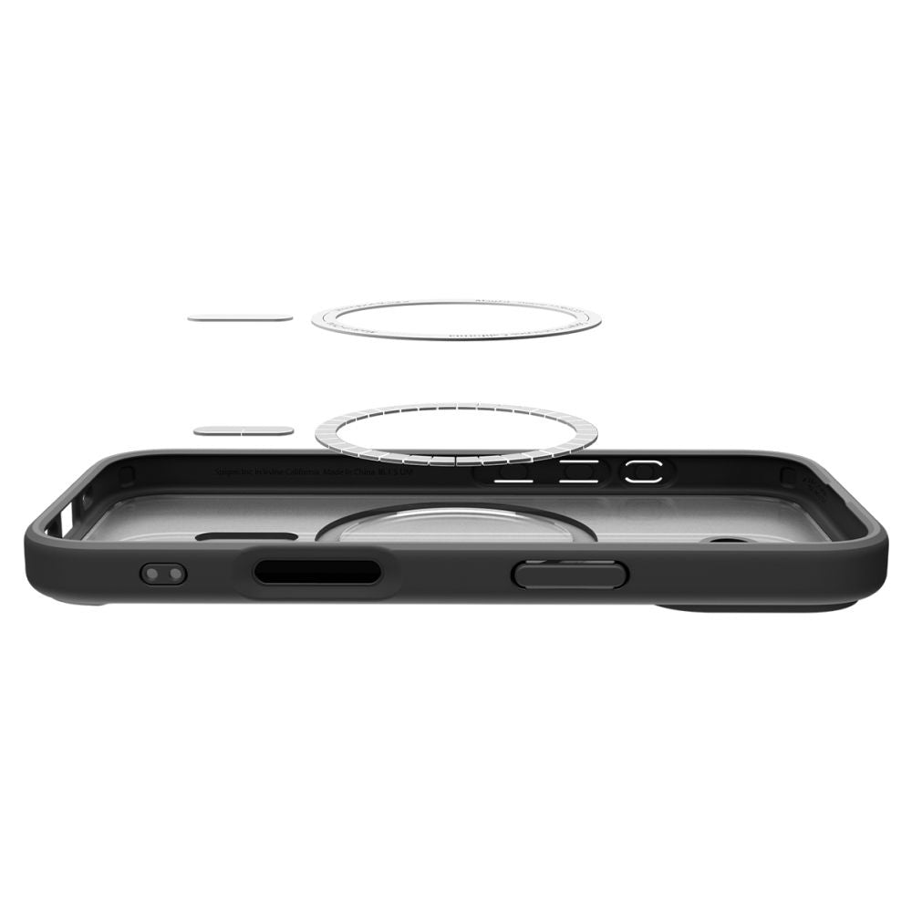 Custodia MagSafe per Apple iPhone 17, Spigen, Ultra Hybrid, Nera Satinata ACS10383
