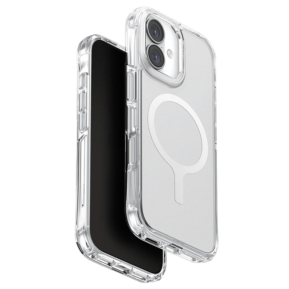 Custodia MagSafe per Apple iPhone 17, UNIQ, LifePro Xtreme MagClick, Trasparente