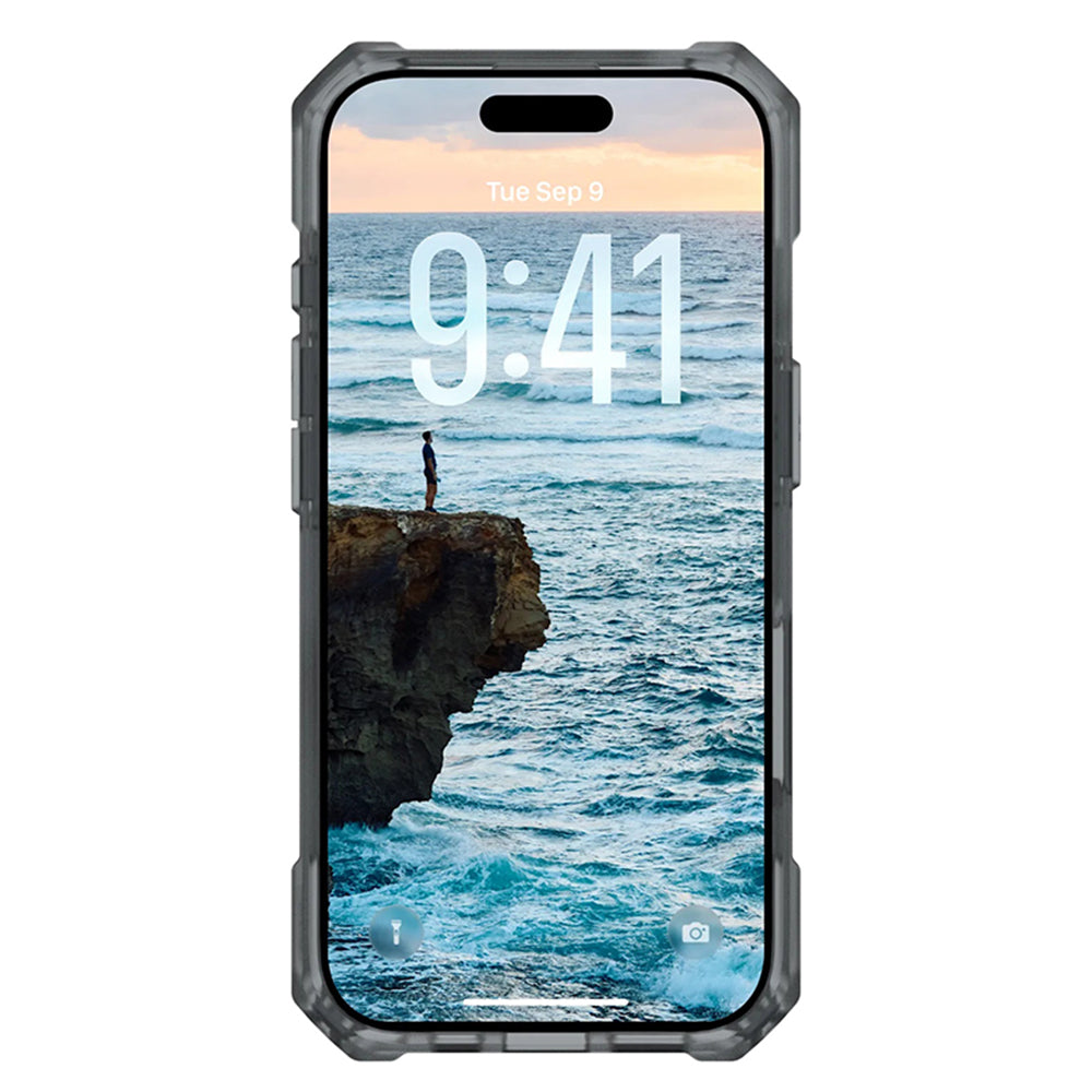 Custodia MagSafe per Apple iPhone 17, Urban Armor Gear, Essential Armor, Grigio