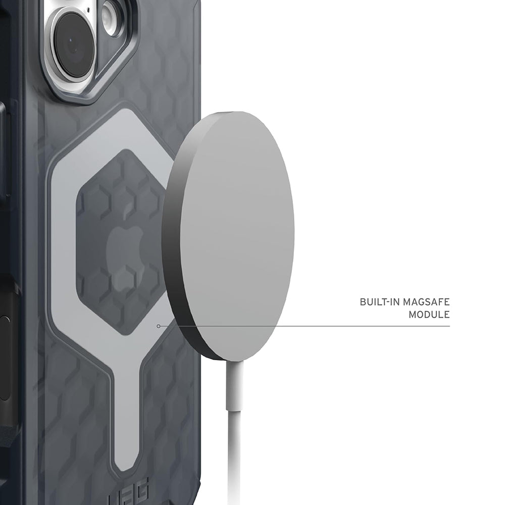 Custodia MagSafe per Apple iPhone 17, Urban Armor Gear, Essential Armor, Grigio
