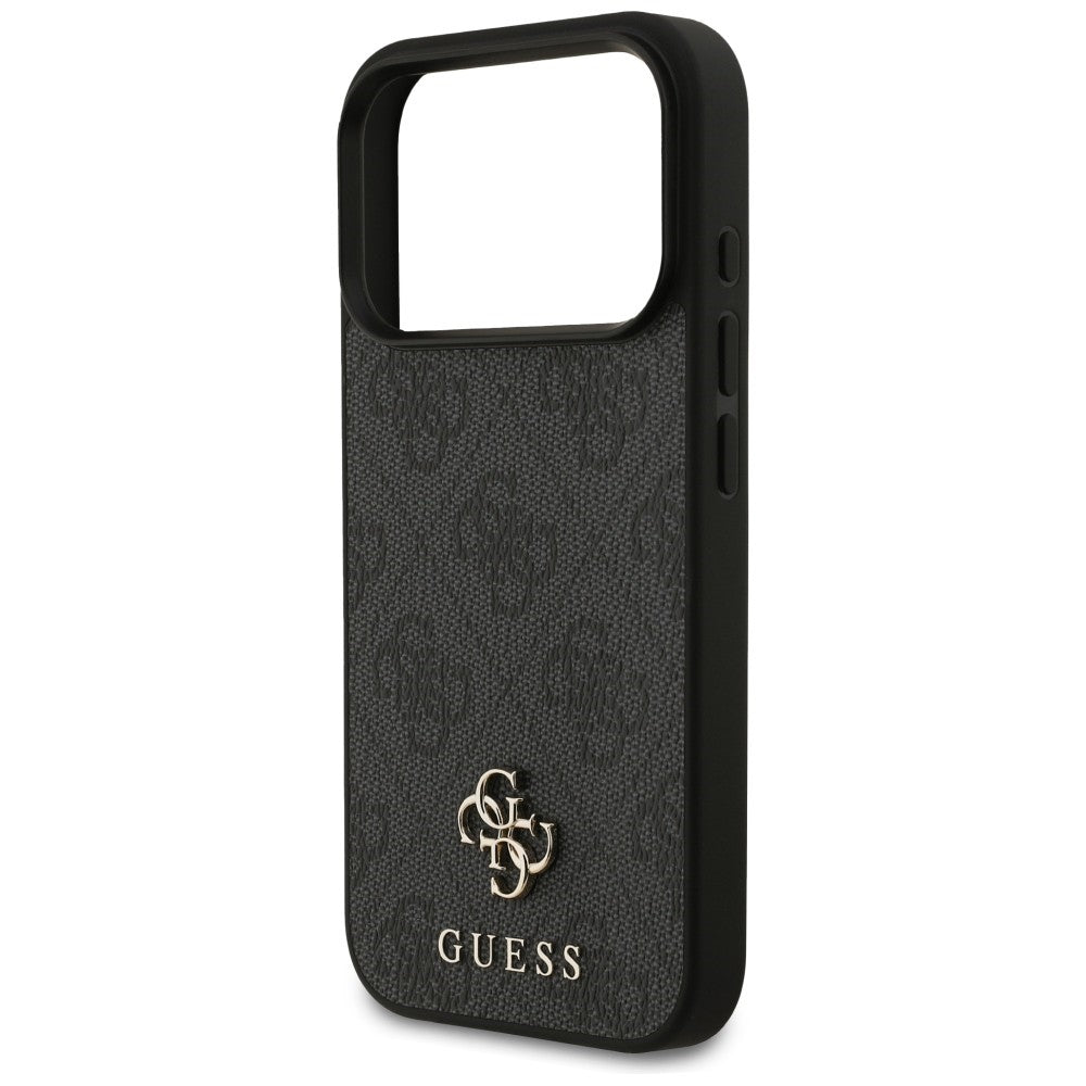 Custodia MagSafe per Apple iPhone 18 Pro / 17 Pro, Guess, 4G Small and Classic Logo, Nera