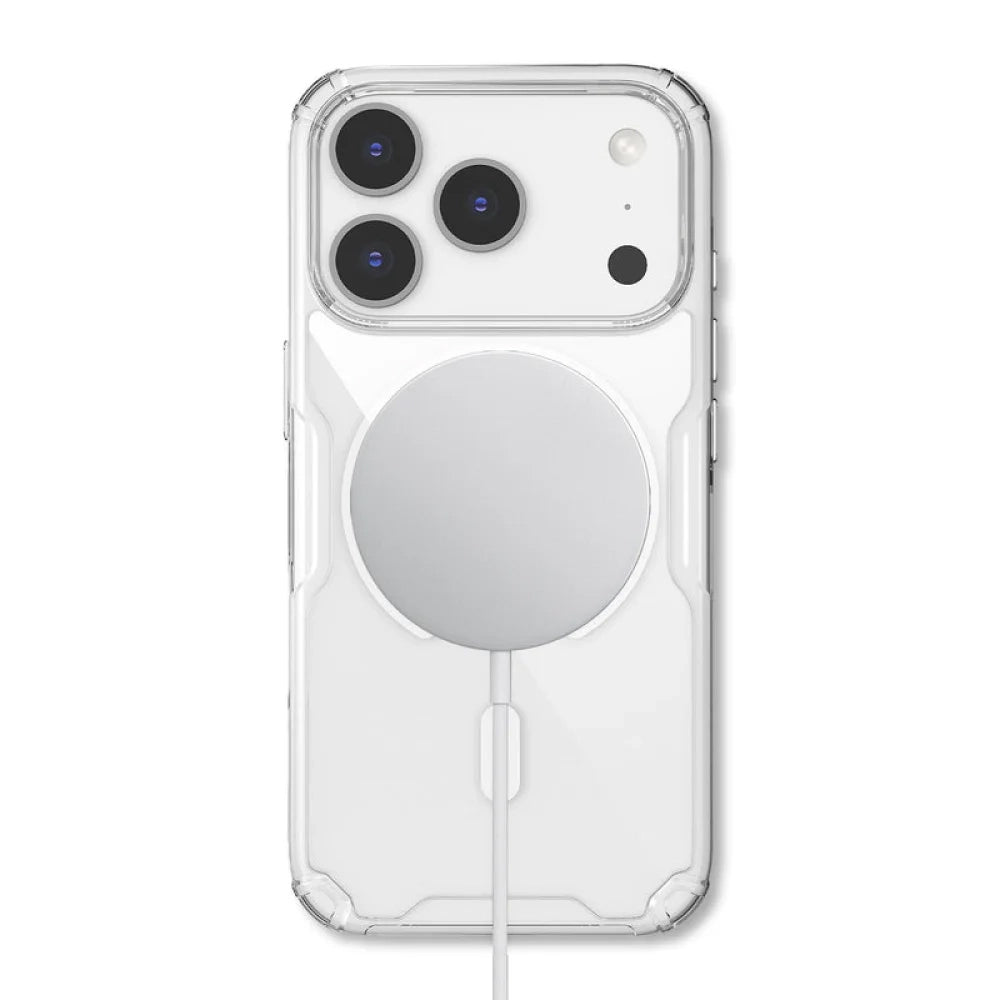 Coque MagSafe pour Apple iPhone 18 Pro / 17 Pro, Nillkin, Nature Pro, Blanche