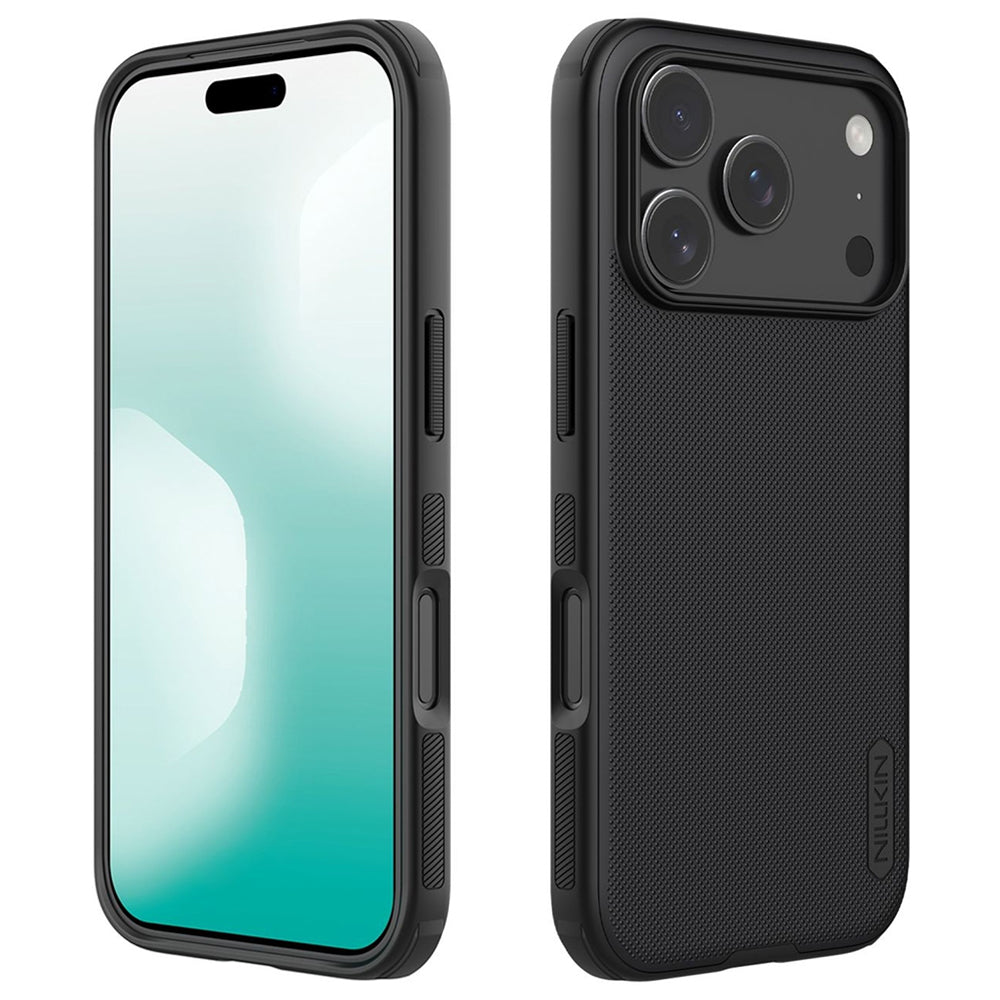 Coque MagSafe pour Apple iPhone 18 Pro / 17 Pro, Nillkin, Super Shield Pro, Noir Satiné