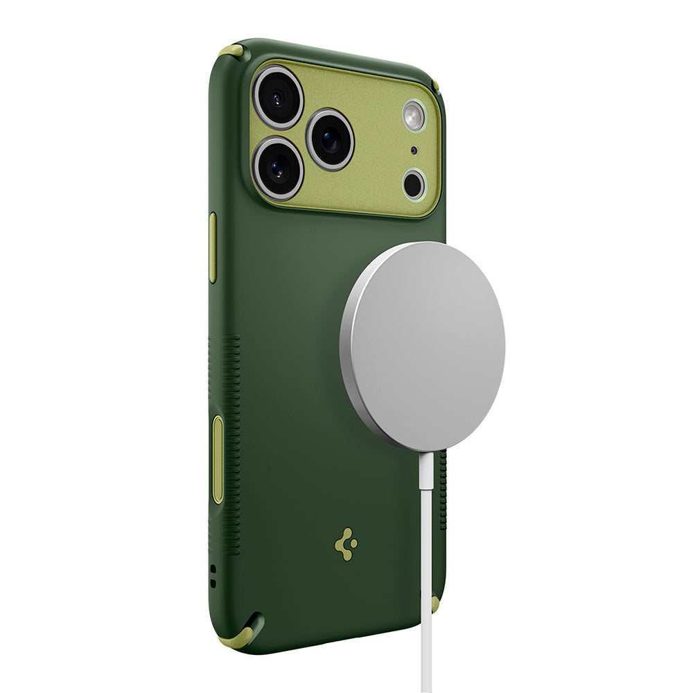 Coque MagSafe pour Apple iPhone 18 Pro / 17 Pro, Spigen, Caseology Nano Pop Hybrid, Vert ACS12176