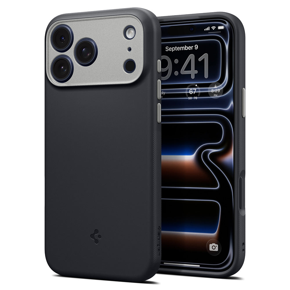 MagSafe-Hülle für Apple iPhone 18 Pro / 17 Pro, Spigen, Caseology Nano Pop, Schwarz ACS12177