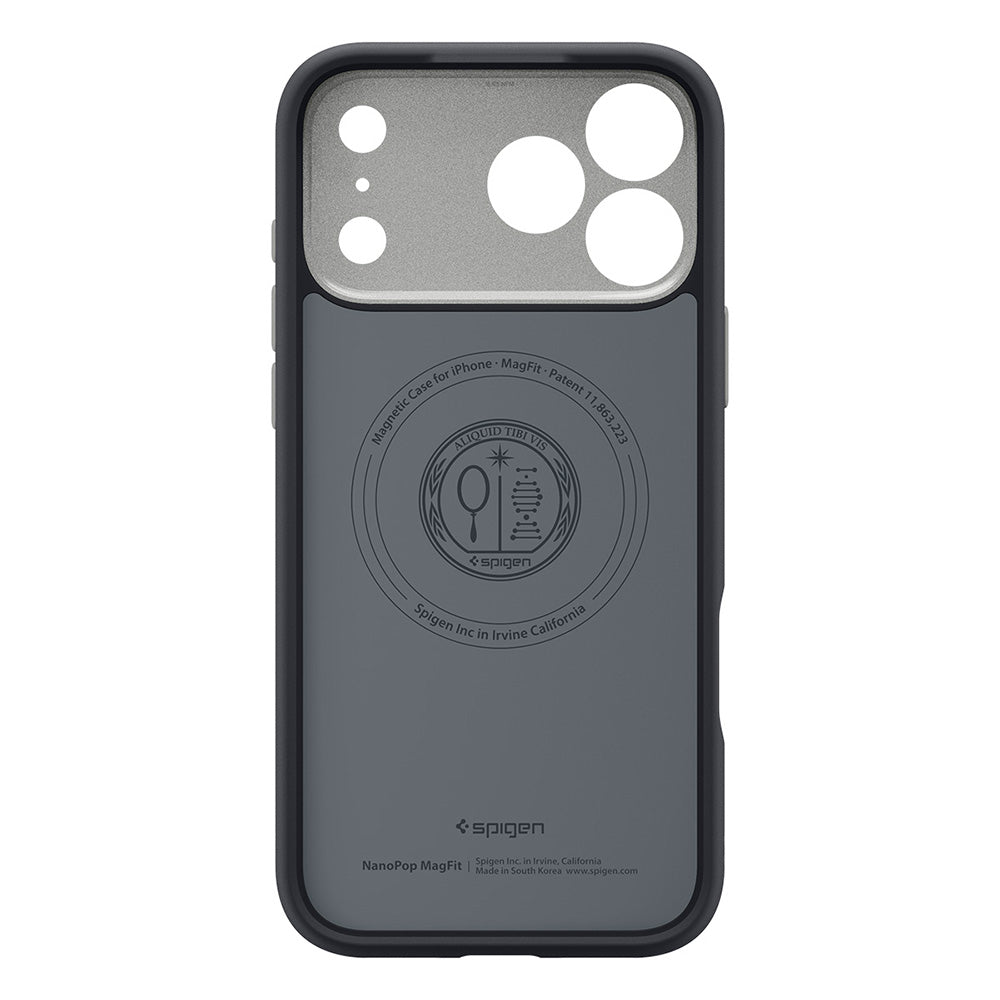 MagSafe-Hülle für Apple iPhone 18 Pro / 17 Pro, Spigen, Caseology Nano Pop, Schwarz ACS12177