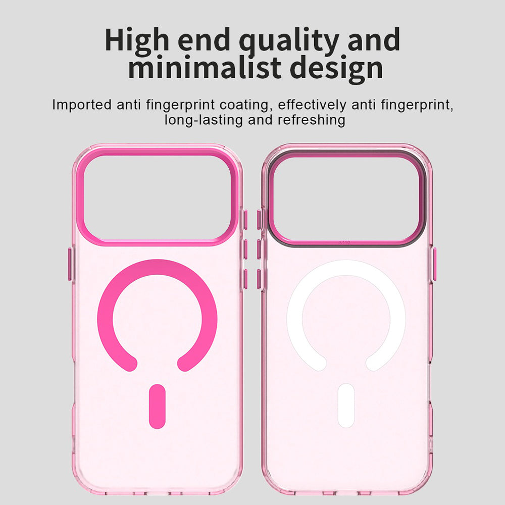 Coque MagSafe pour Apple iPhone 18 Pro / 17 Pro, Techsuit, CandyCase, Rose