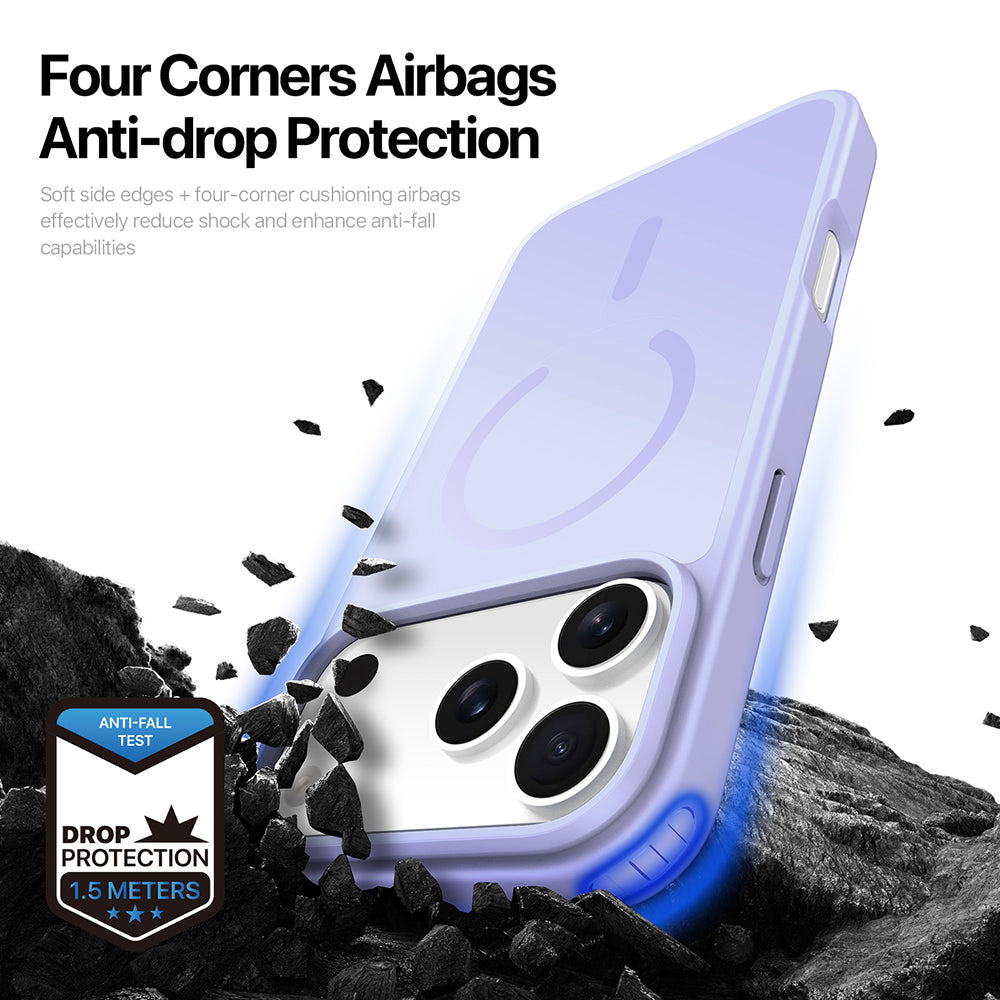 Coque MagSafe pour Apple iPhone 18 Pro Max / 17 Pro Max, DUX DUCIS, Yind, Violet Clair