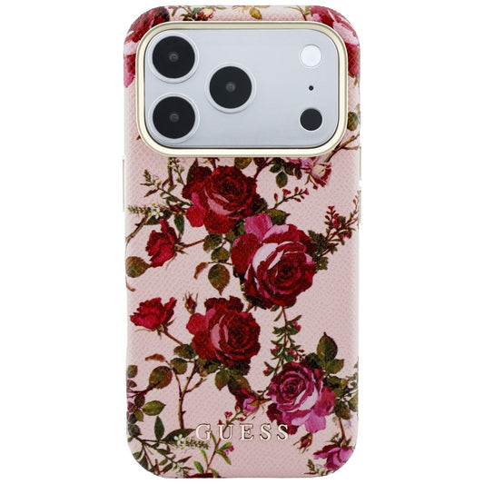 MagSafe-Hülle für Apple iPhone 18 Pro Max / 17 Pro Max, Guess, Blossom Roses Print, Rosa