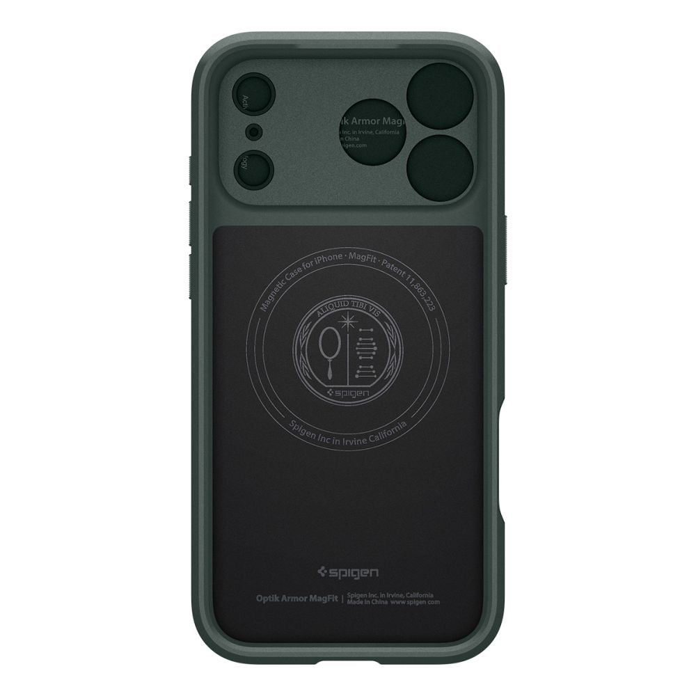 MagSafe-Hülle für Apple iPhone 18 Pro Max / 17 Pro Max, Spigen, Optik Armor, Grün ACS09901