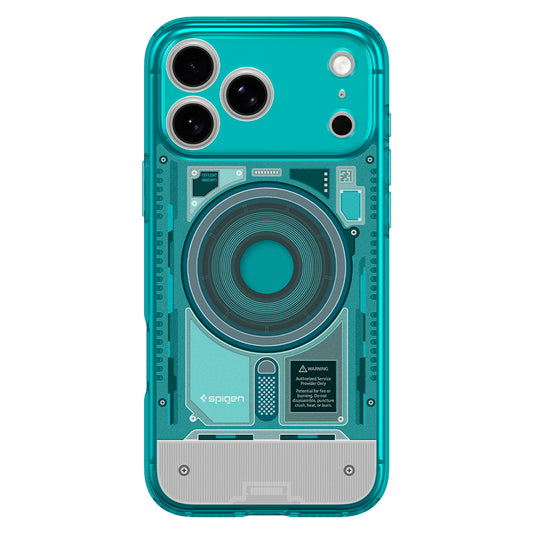 Coque MagSafe pour Apple iPhone 18 Pro Max / 17 Pro Max, Spigen, Ultra Hybrid C-One, Turquoise ACS11983