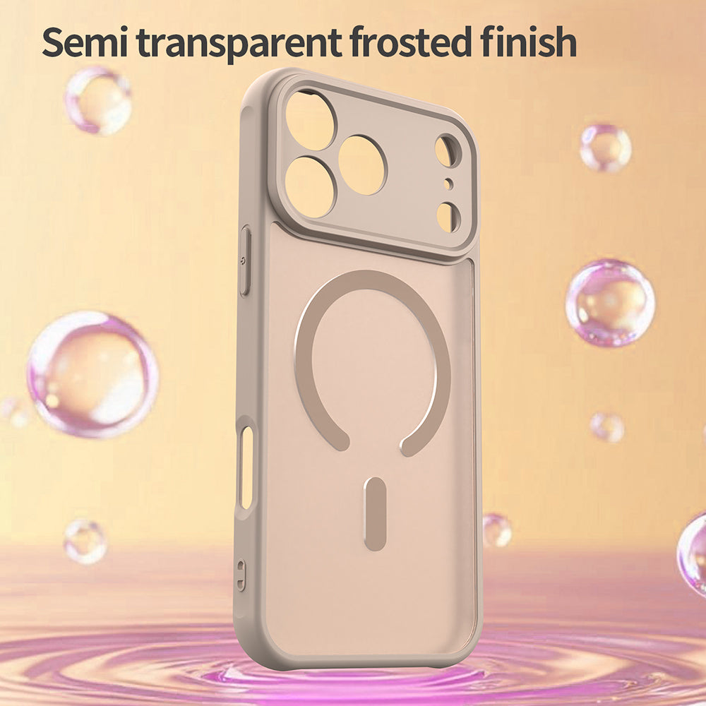 Custodia MagSafe per Apple iPhone 18 Pro Max / 17 Pro Max, Techsuit, HaloFrost II, Oro