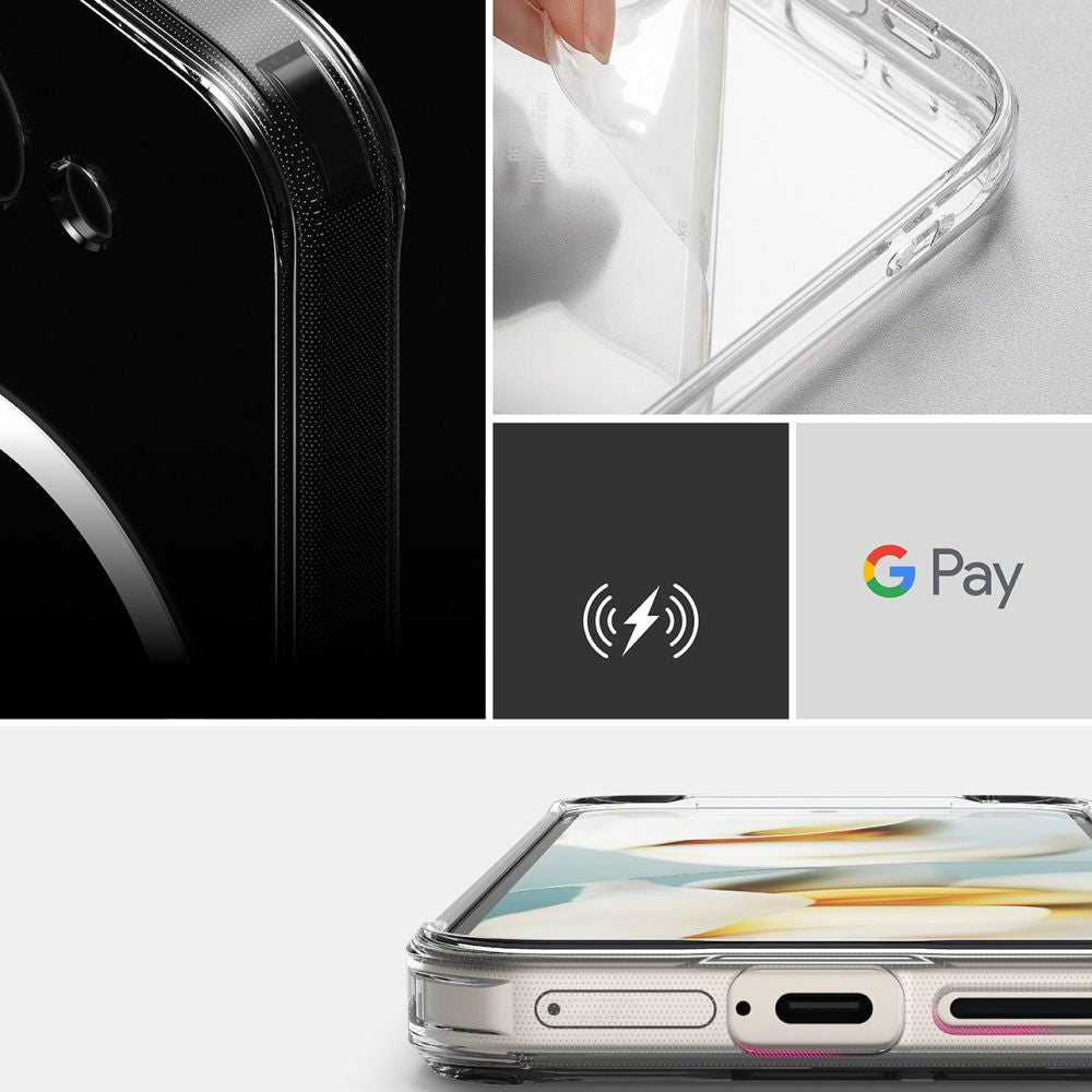 MagSafe Hülle für Google Pixel 9a, Ringke, Fusion, Transparent