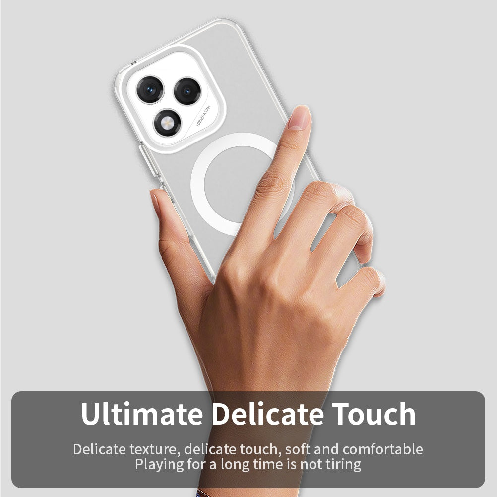 Custodia MagSafe per Honor 400 Lite, Techsuit, CandyCase, Bianca