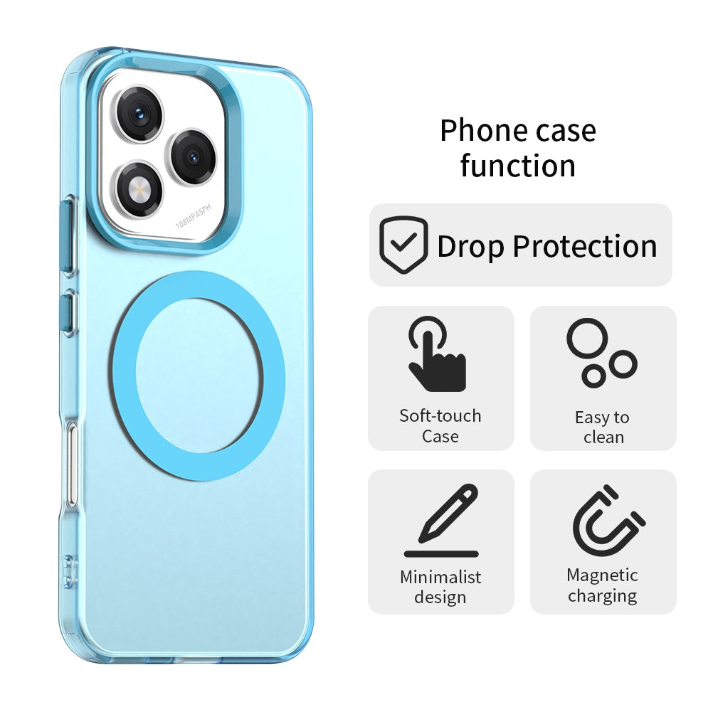 Custodia MagSafe per Honor 400 Lite, Techsuit, CandyCase, Blu