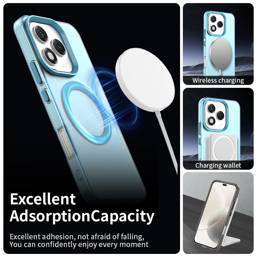Custodia MagSafe per Honor 400 Lite, Techsuit, CandyCase, Blu
