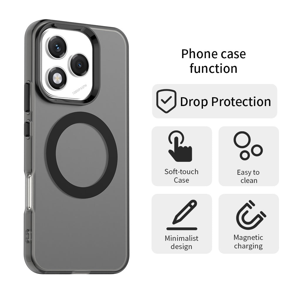 Custodia MagSafe per Honor 400 Lite, Techsuit, CandyCase, Nera
