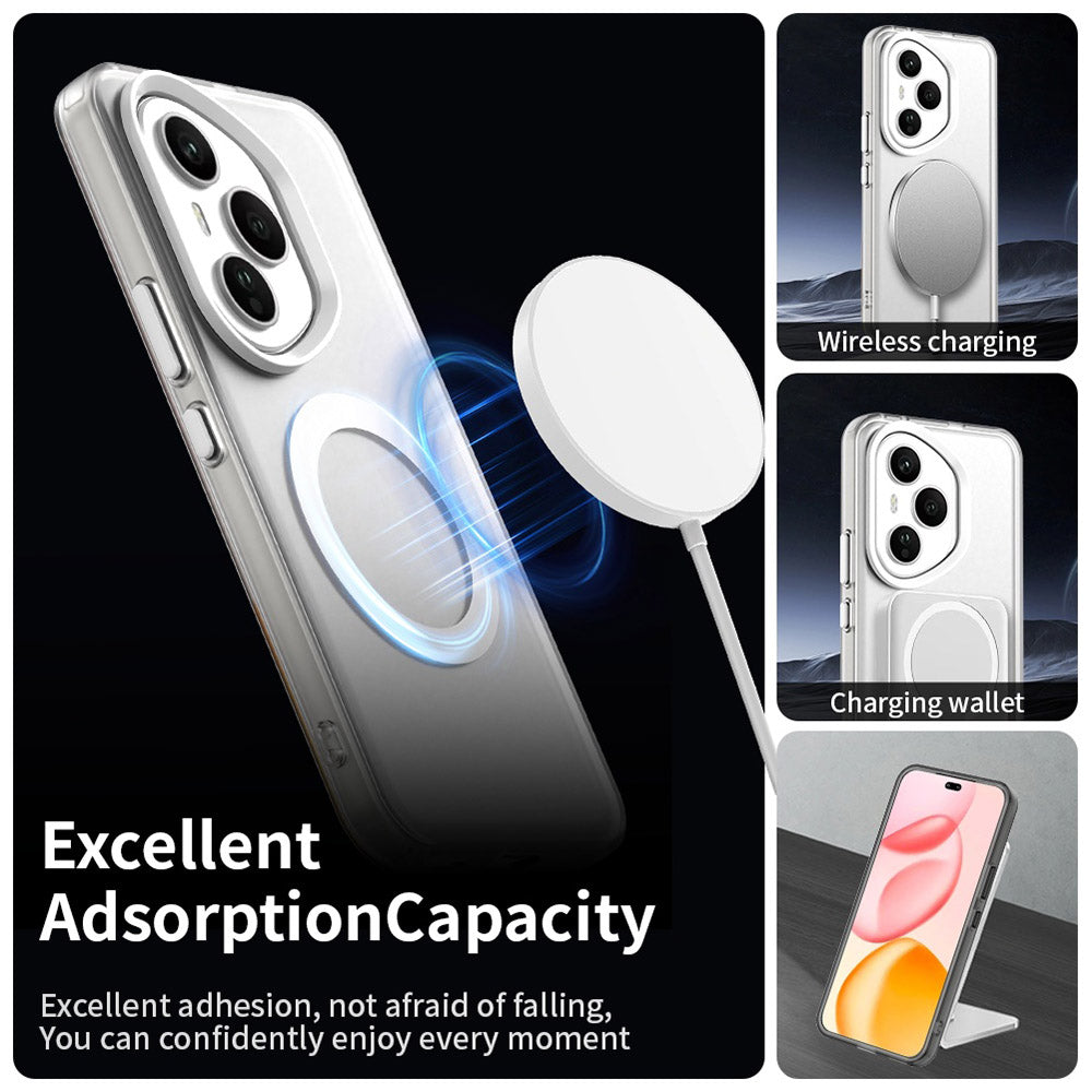 Custodia MagSafe per Honor 400 Pro, Techsuit, CandyCase, Bianca