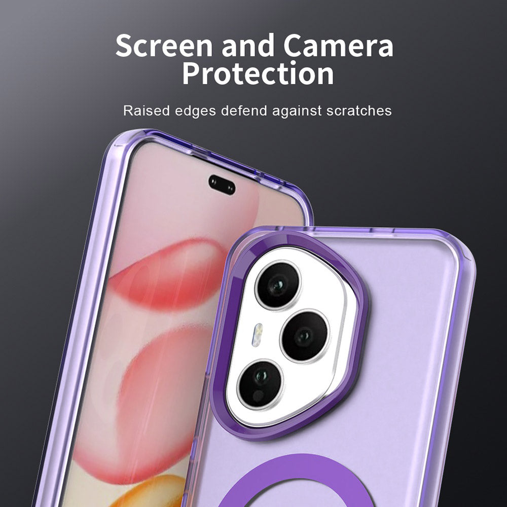 Custodia MagSafe per Honor 400 Pro, Techsuit, CandyCase, Viola
