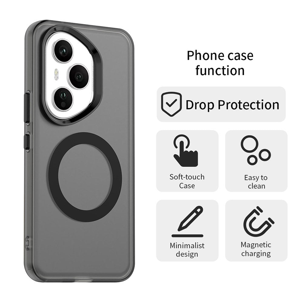 Custodia MagSafe per Honor 400 Pro, Techsuit, CandyCase, Nera