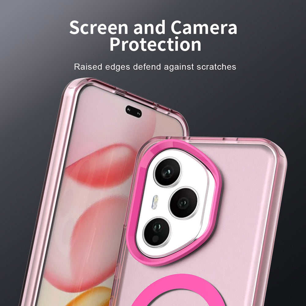 Custodia MagSafe per Honor 400 Pro, Techsuit, CandyCase, Rosa