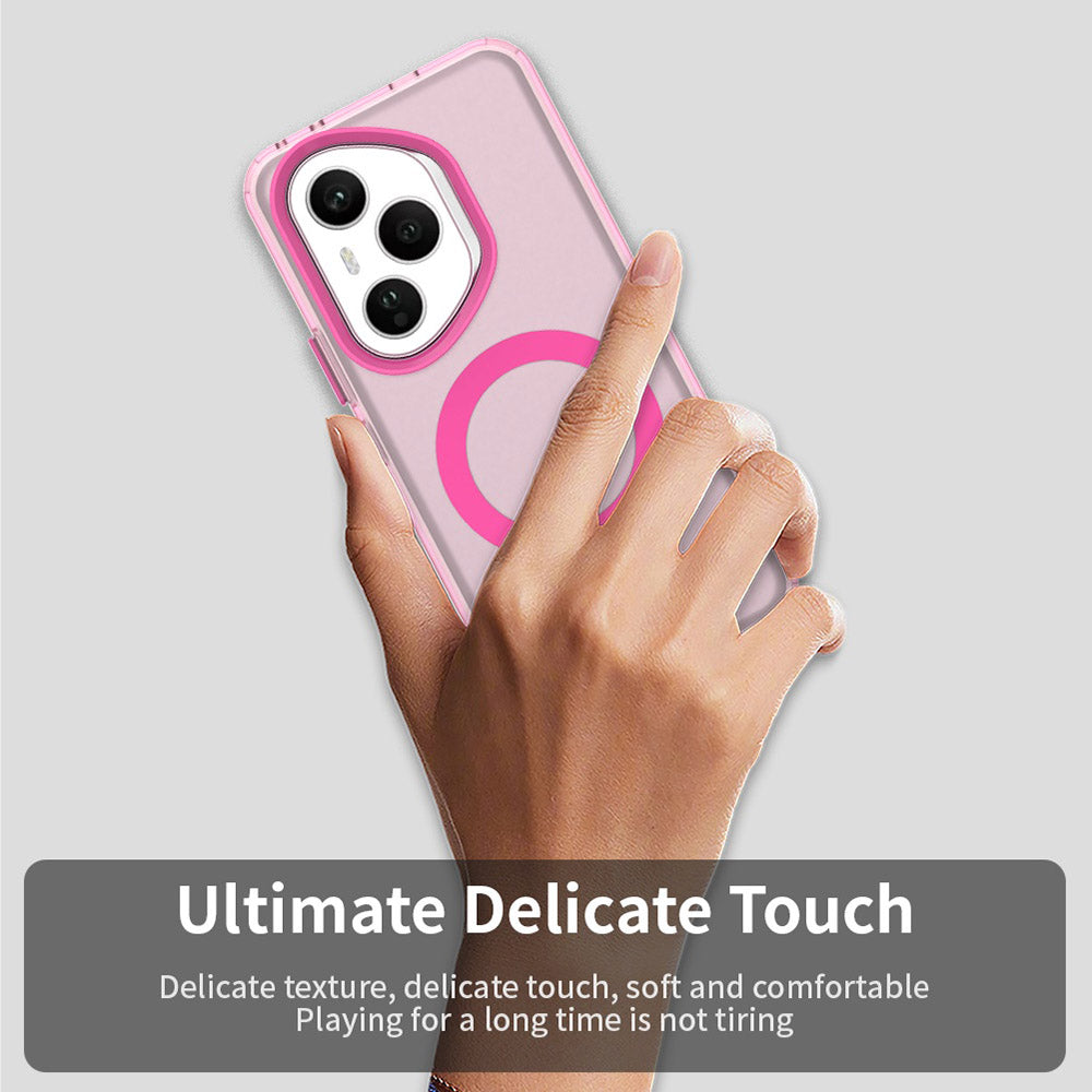 Custodia MagSafe per Honor 400 Pro, Techsuit, CandyCase, Rosa