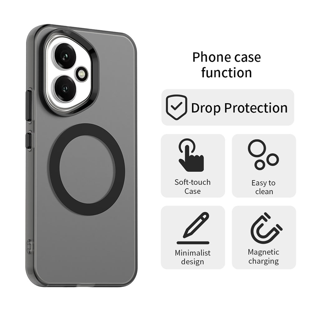Custodia MagSafe per Honor 400, Techsuit, CandyCase, Nera