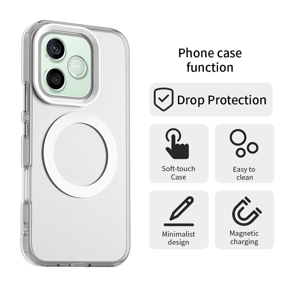 MagSafe-Hülle für Honor 600 Lite, Techsuit, CandyCase, Weiß