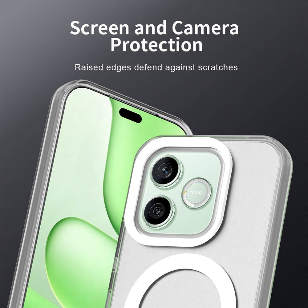 MagSafe-Hülle für Honor 600 Lite, Techsuit, CandyCase, Weiß