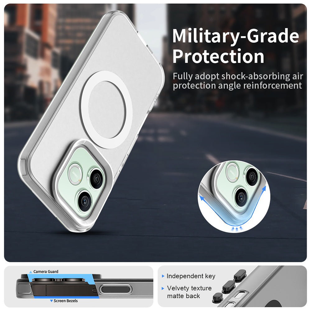 MagSafe-Hülle für Honor 600 Lite, Techsuit, CandyCase, Weiß