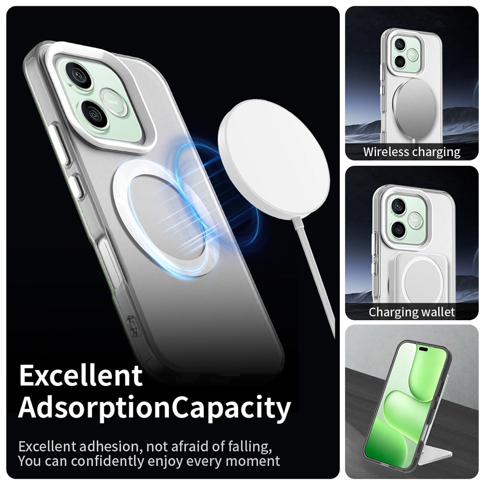 MagSafe-Hülle für Honor 600 Lite, Techsuit, CandyCase, Weiß