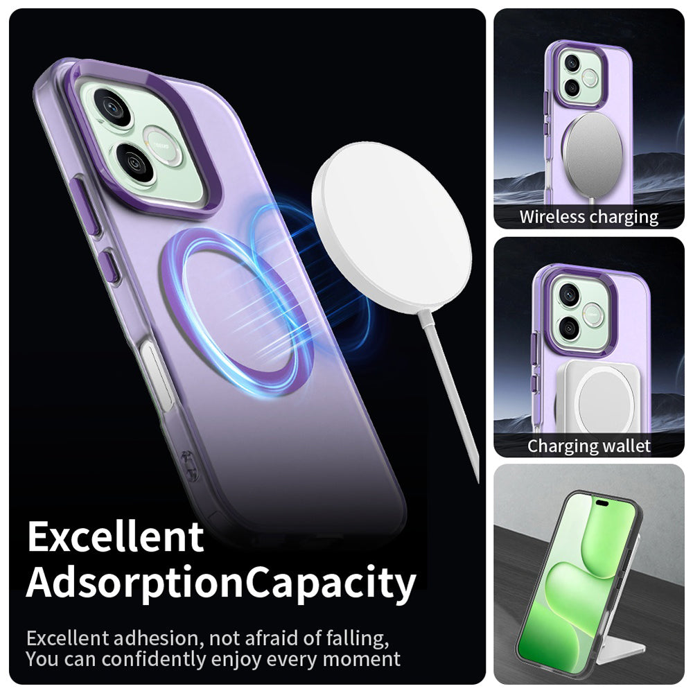 Custodia MagSafe per Honor 600 Lite, Techsuit, CandyCase, Viola