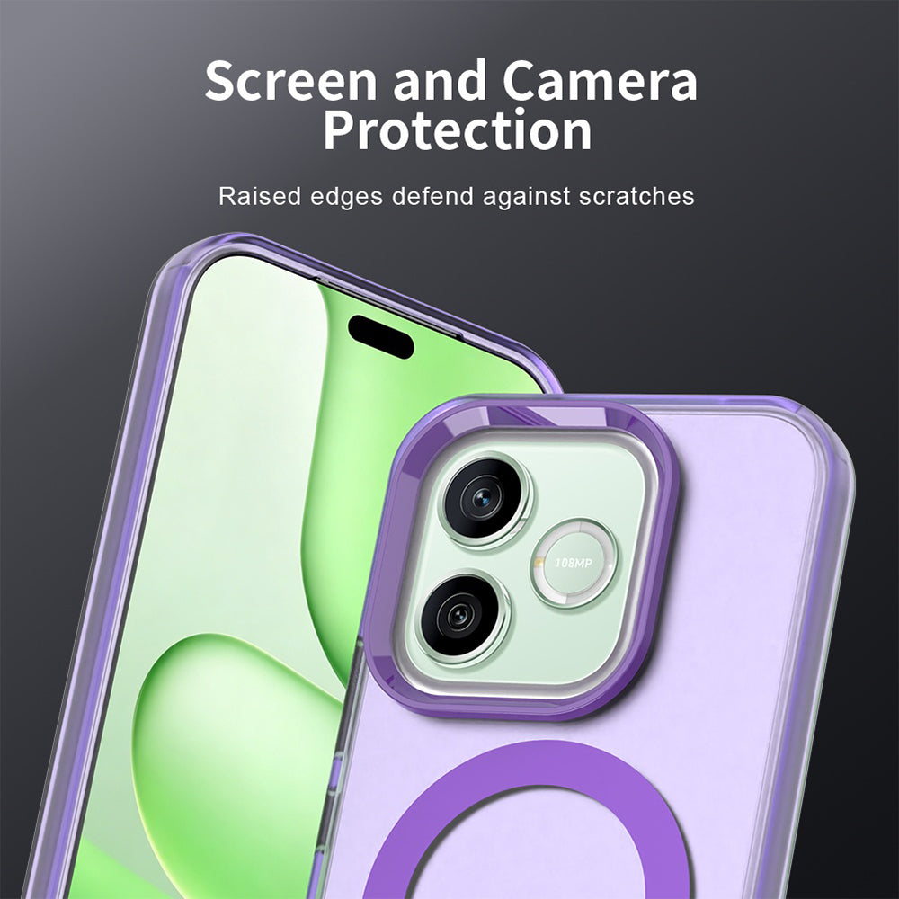 Custodia MagSafe per Honor 600 Lite, Techsuit, CandyCase, Viola