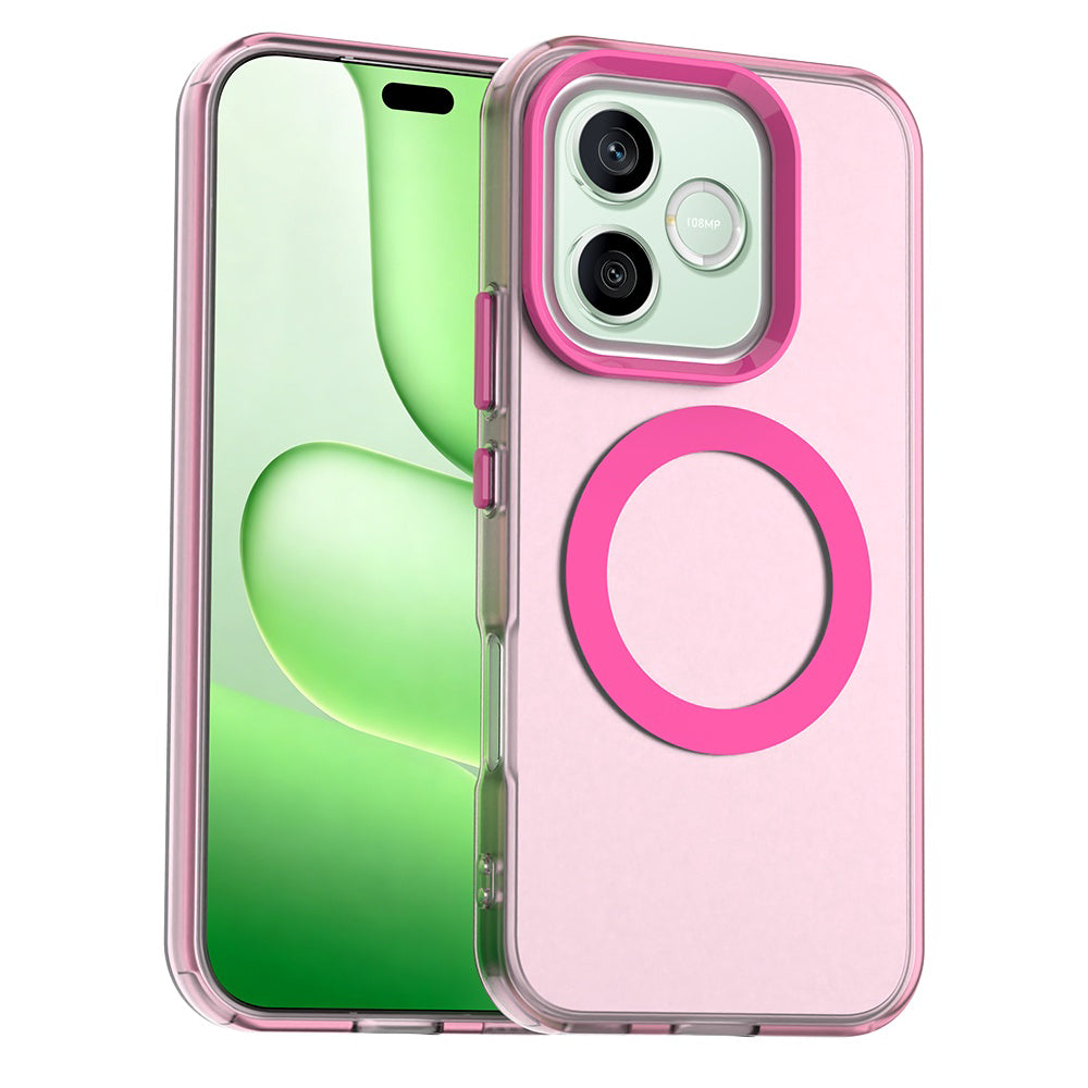 Custodia MagSafe per Honor 600 Lite, Techsuit, CandyCase, Rosa