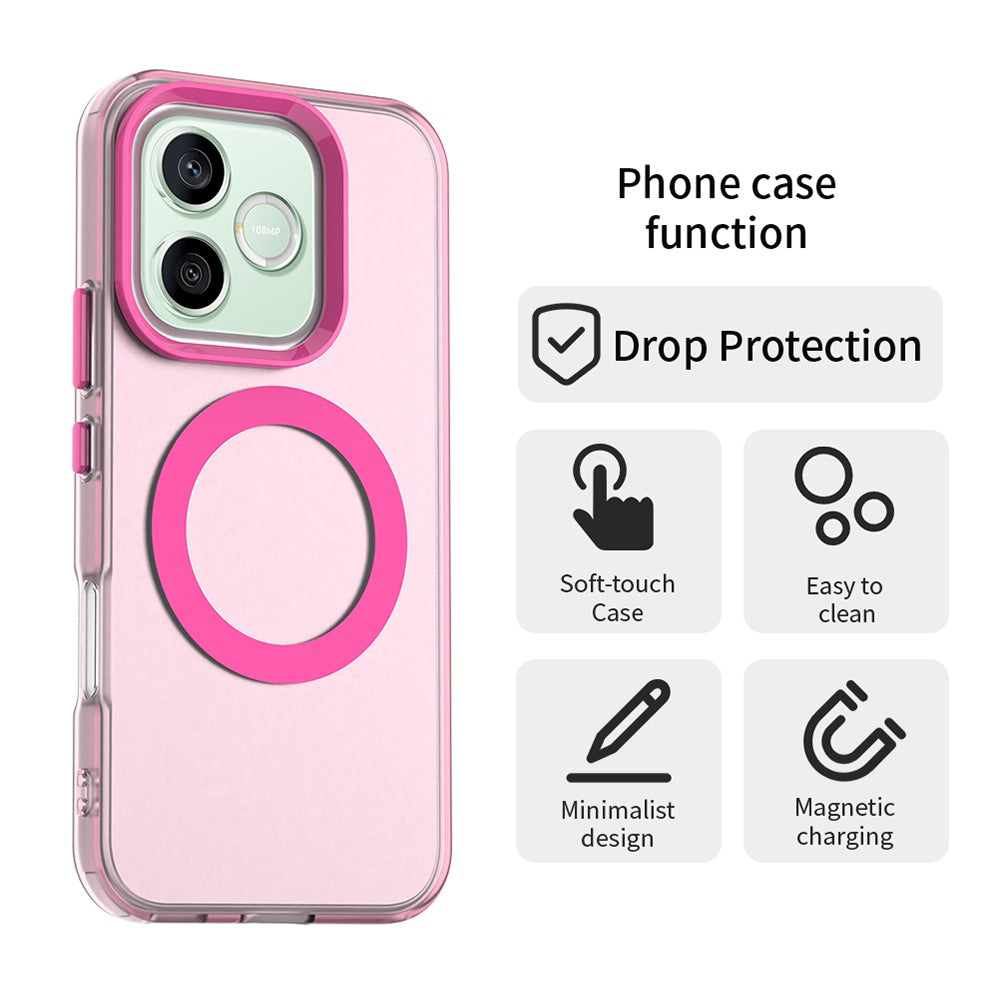 Custodia MagSafe per Honor 600 Lite, Techsuit, CandyCase, Rosa