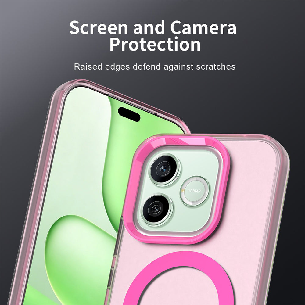 Custodia MagSafe per Honor 600 Lite, Techsuit, CandyCase, Rosa
