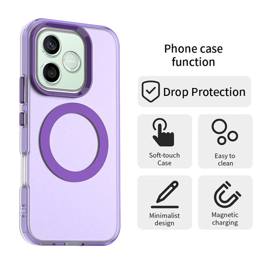 MagSafe-Hülle für Honor 600 Pro / 600, Techsuit, CandyCase, Lila