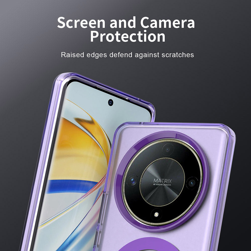 Coque MagSafe pour Honor Magic6 Lite, Techsuit, CandyCase, Violet