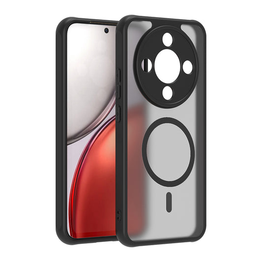 Custodia MagSafe per Honor Magic8 Lite, Techsuit, HaloFrost II, Nera