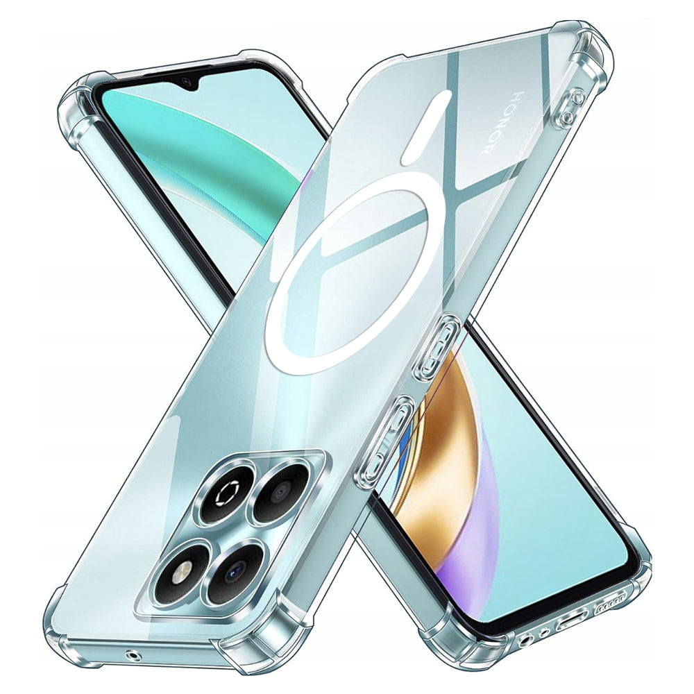 Custodia MagSafe per Honor X6b, Techsuit, Antiurto, Trasparente