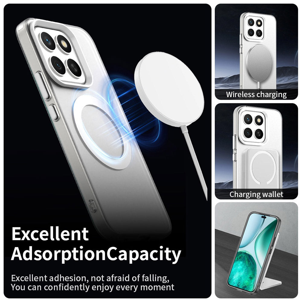 Custodia MagSafe per Honor X8c, Techsuit, CandyCase, Bianca