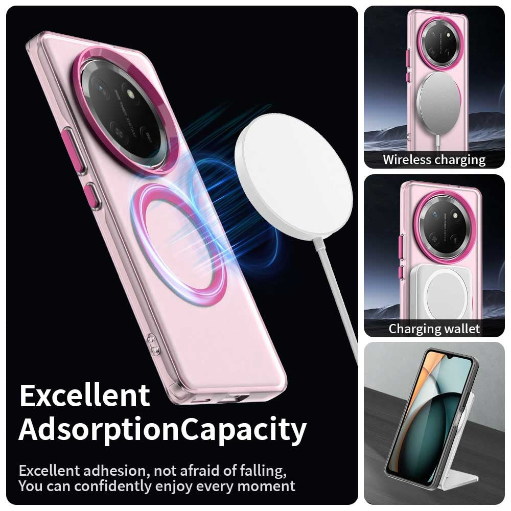 Coque MagSafe pour Honor X9c / Magic7 Lite, Techsuit, CandyCase, Rose