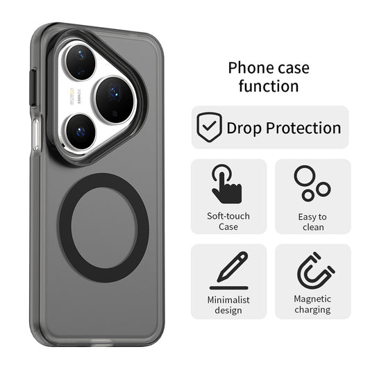 Coque MagSafe pour Huawei Pura 80 Pro, Techsuit, CandyCase, Noire