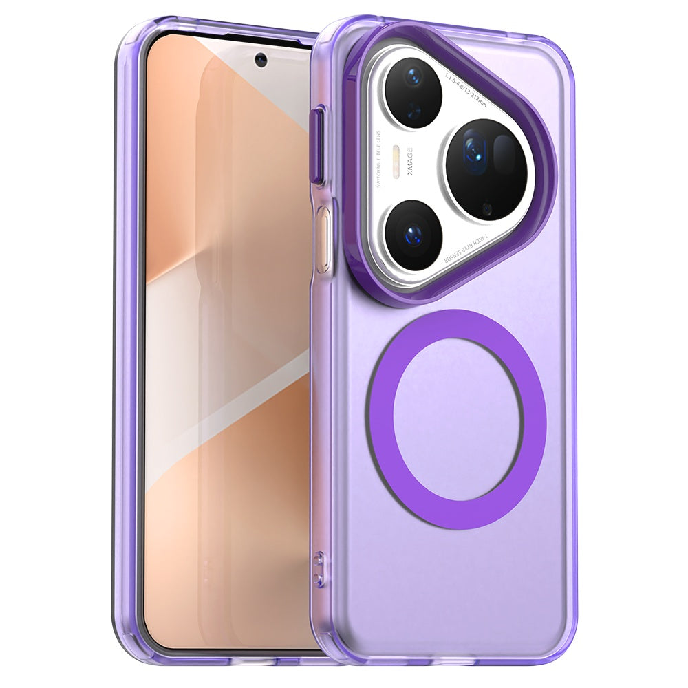 Custodia MagSafe per Huawei Pura 80 Ultra, Techsuit, CandyCase, Viola